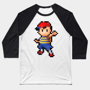 Ness Pixel Art Baseball T-Shirt